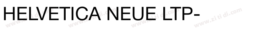HELVETICA NEUE LTP字体转换